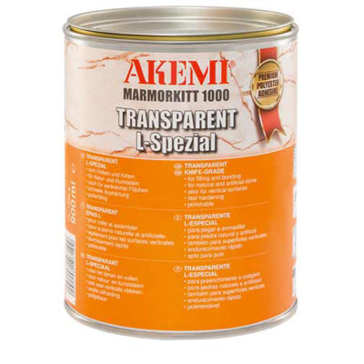 akemi klej l-spezial marmorkitt transparent miodowy