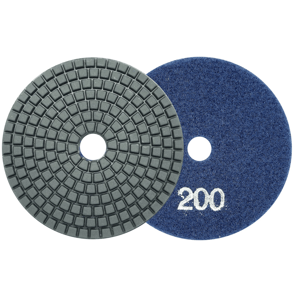 tarcza do polerowania kamienia gresu marmuru 100mm gradacja 200