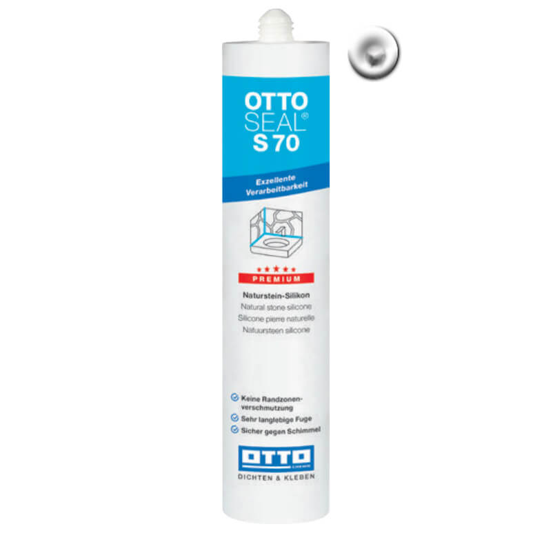 Silikon ottoseal s70 transparentny do kamienia marmuru granitu