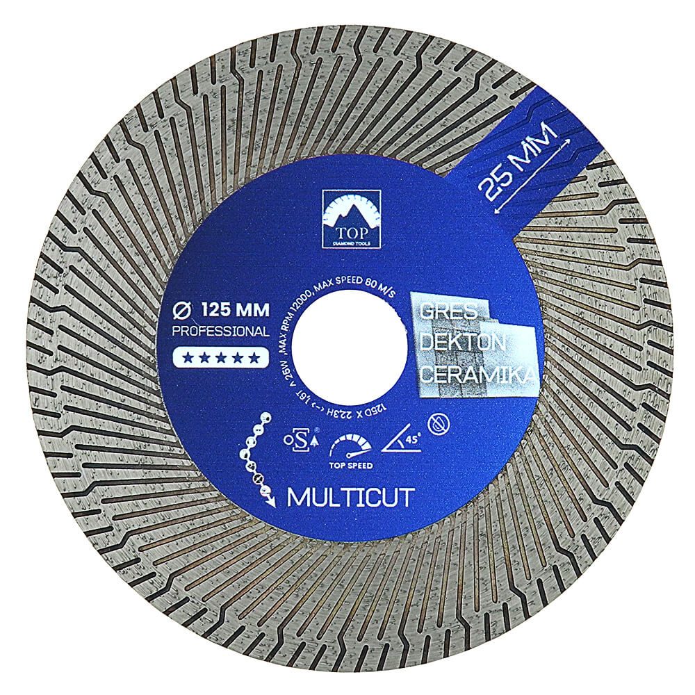 tarcza diamentowa multicut 125 mm do gresu